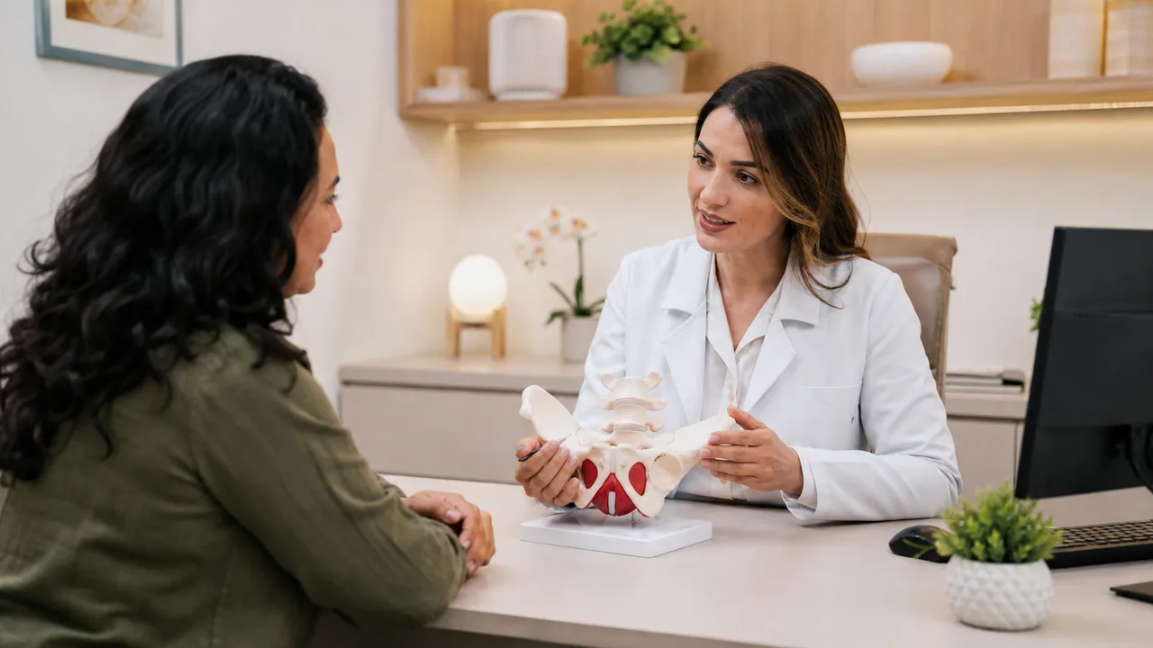 Consulta ginecológica sobre laser íntimo e indicação cirúrgica